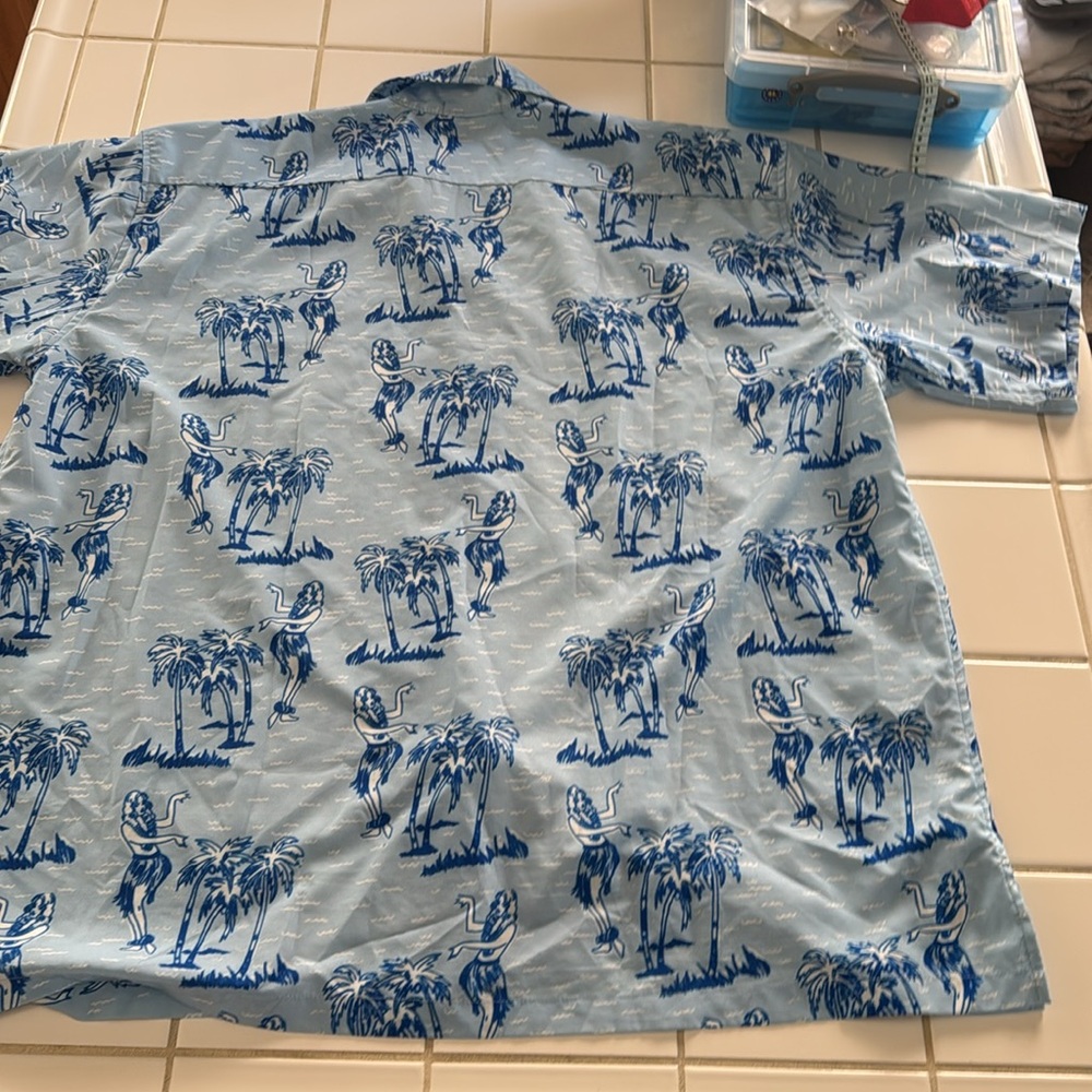 APTRO Hula girl HAWAIIAN shirt XXXL - Picture 4 of 6